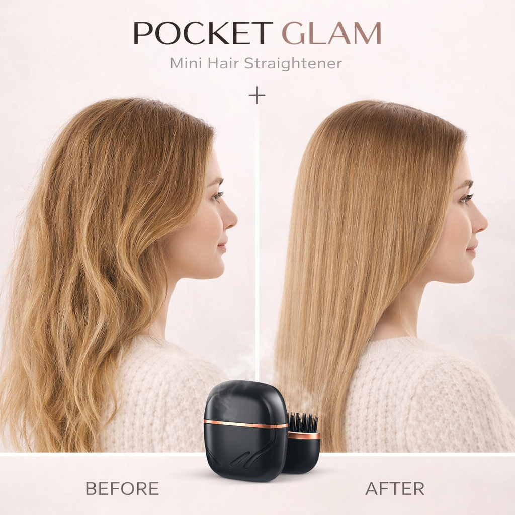 PocketGlam™  Portable Hair Straightener